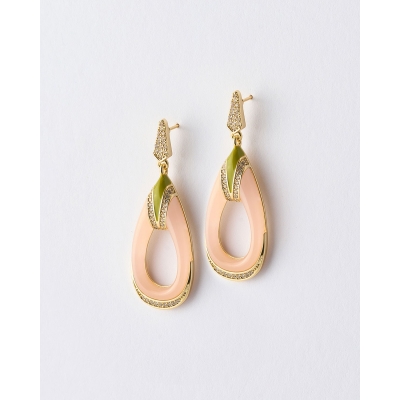 PENDIENTES LAGRIMA ESMALTE...