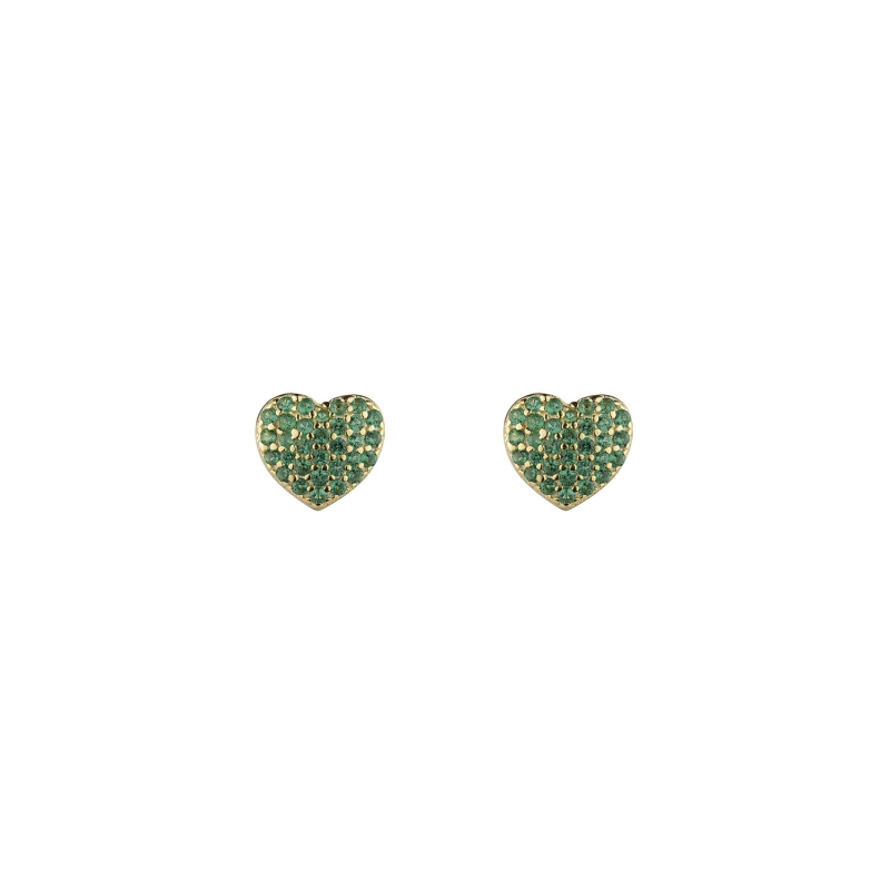 Pendientes Corazón Circonita - 7mm -...