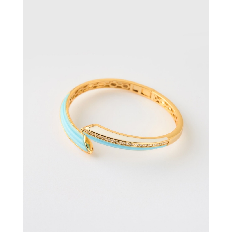 PULSERA BYPASS BICOLOR ESMALTE...