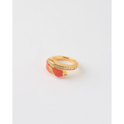 ANILLO BYPASS ESMALTE CORAL...