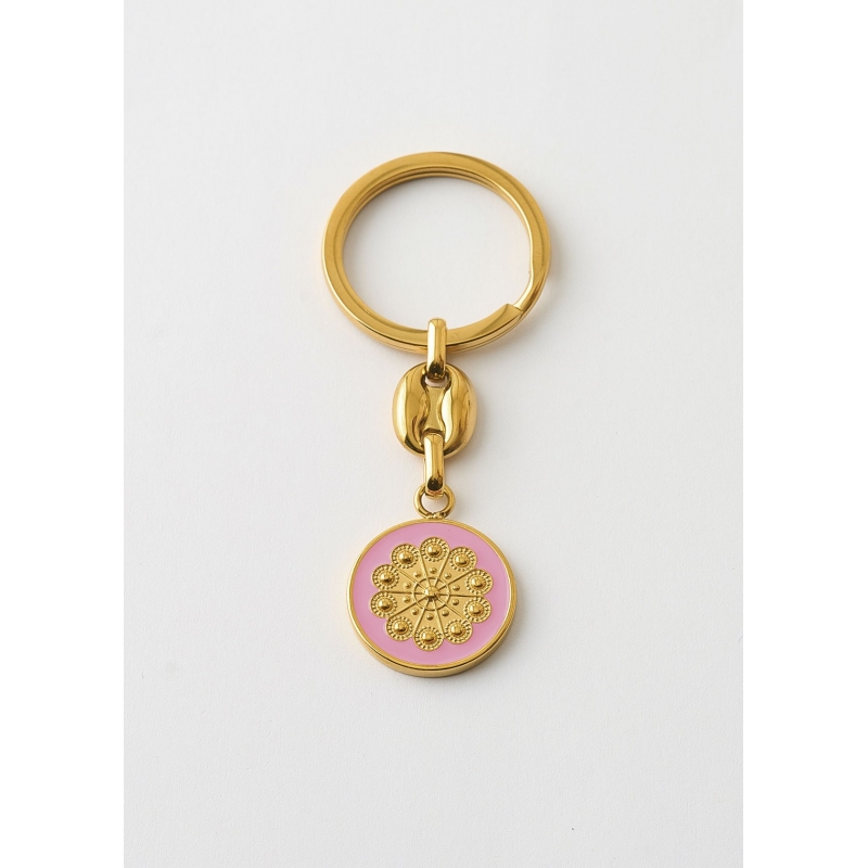 LLAVERO BOTON CHARRO ESMALTE