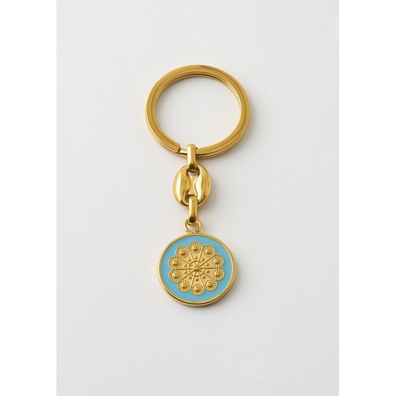 LLAVERO BOTON CHARRO ESMALTE