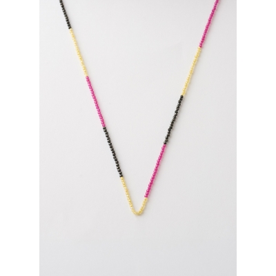 Collar Piedras 2mm - Negro,...