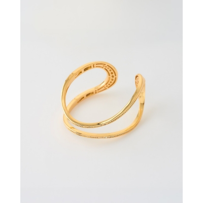 PULSERA RIGIDA OVALADA PAVE...
