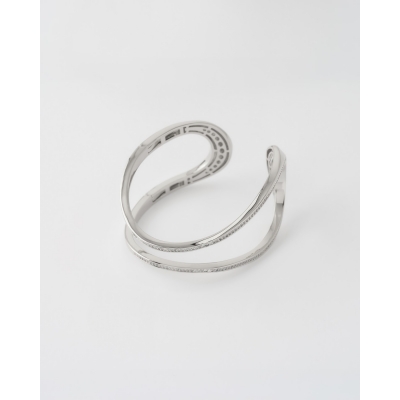 PULSERA RIGIDA OVALADA PAVE...