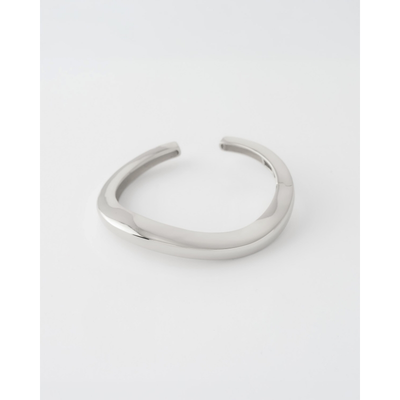 PULSERA CUFF ABIERTA PLANA DORADA