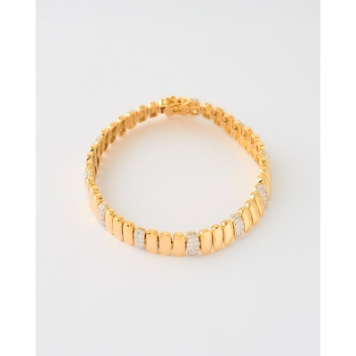 PULSERA ESLABONES PAVÉ...
