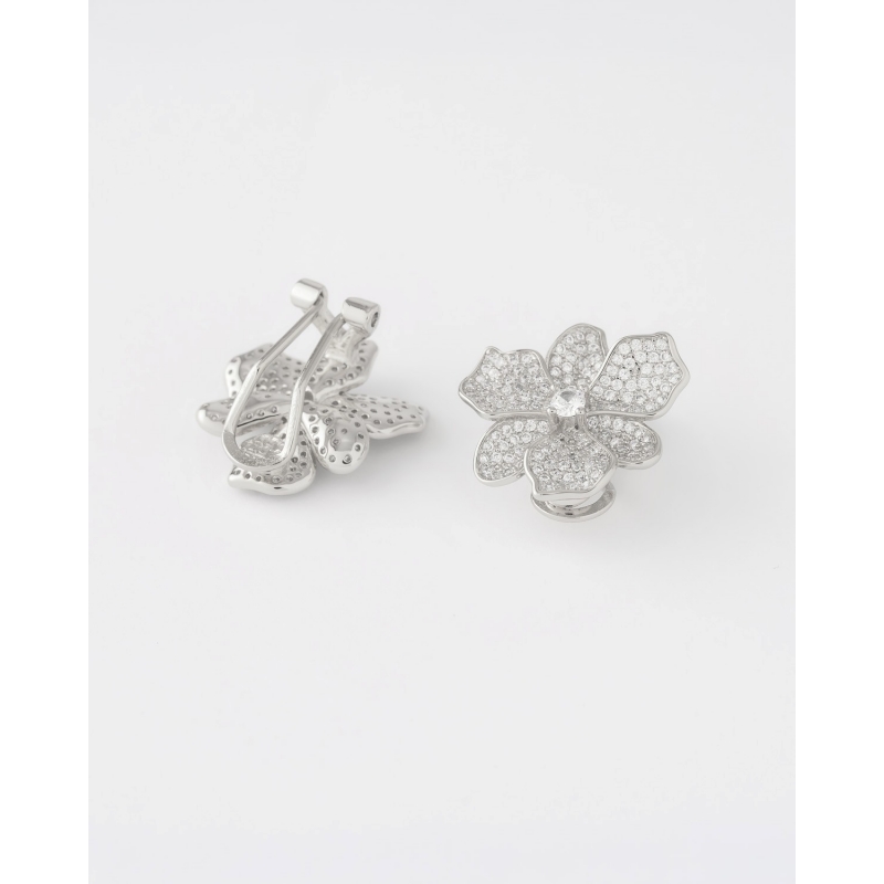 PENDIENTES FLOR 20MM CIRCONITAS