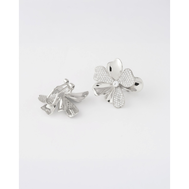 PENDIENTES FLOR 30MM CIRCONITAS