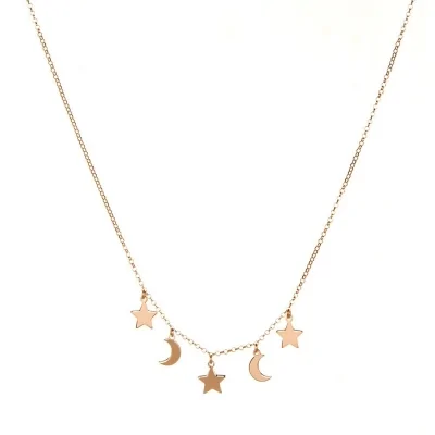 Collar 5 Piezas Lunas y...