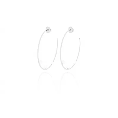 Pendiente Aro 3 Perlas