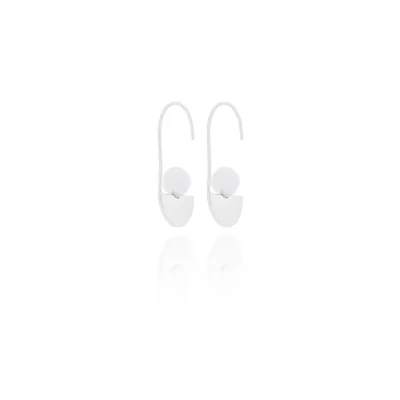 Pendiente Clip Perla