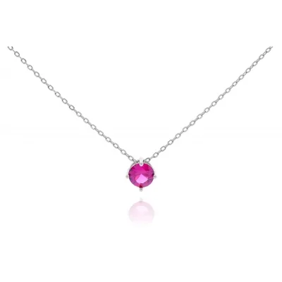 Collar Circonita Rubí CZ