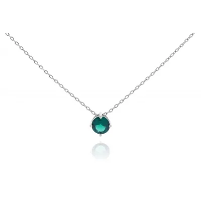 Collar Circonita Esmeralda CZ