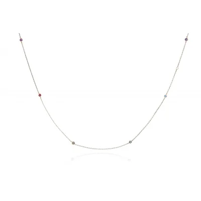 Collar Rainbow 6 Circonitas CZ