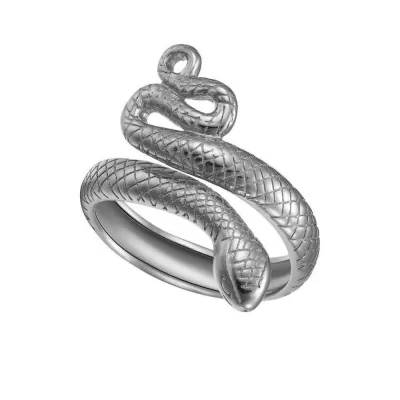 Anillo Plata Serpiente 2