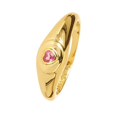 Anillo Circonita Corazon...