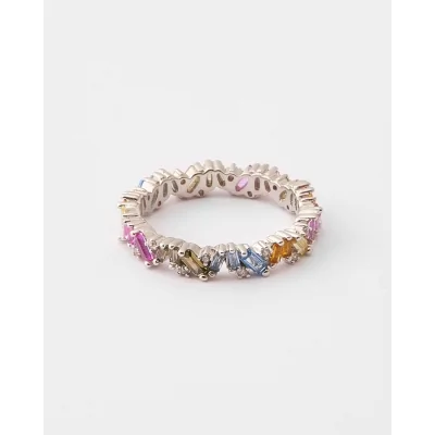 Anillo Circonitas Baguette...