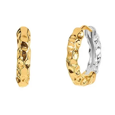 Pendiente Plata Bicolor...