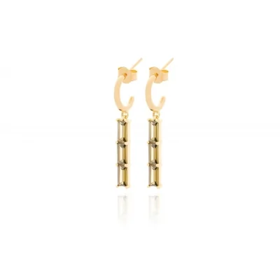 Pendiente Aro Semi 3...