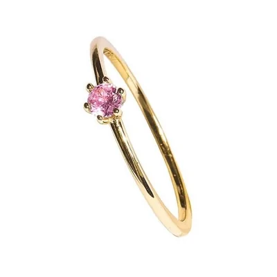 Anillo Circonita Rosa 2