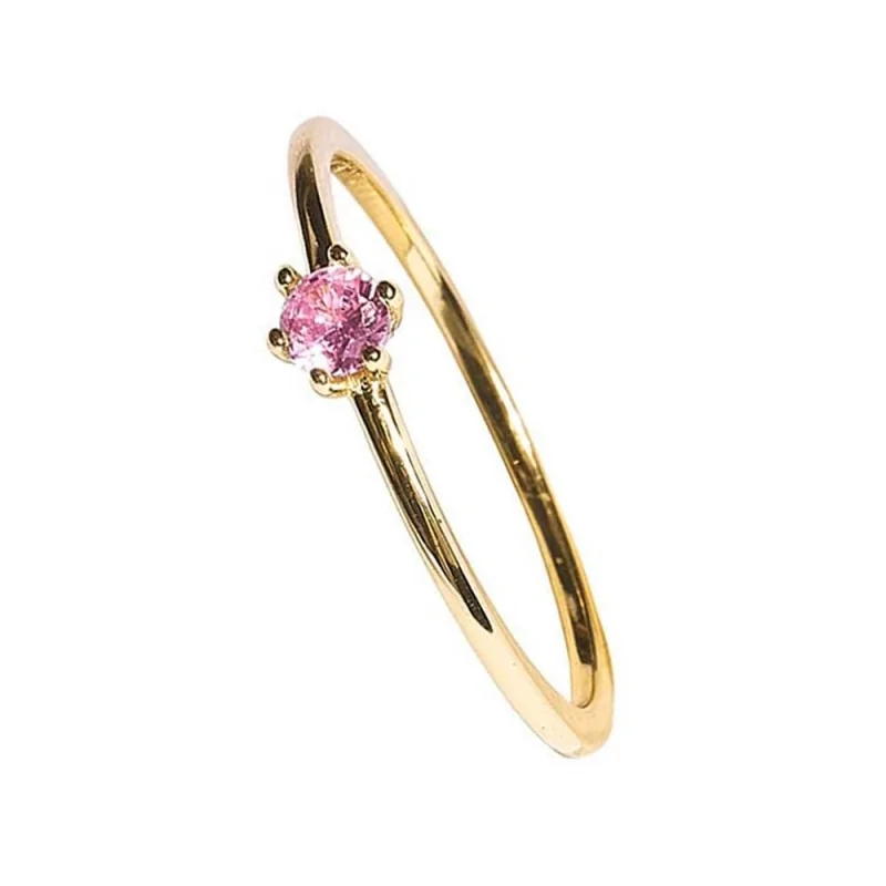 Anillo Circonita Rosa