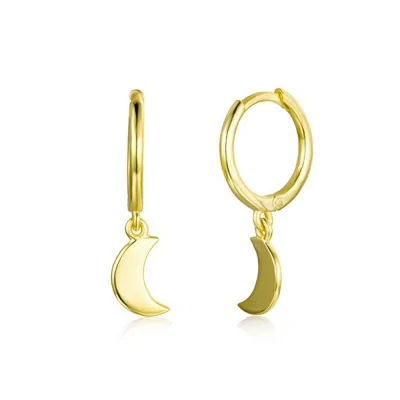 Pendiente Aro 12 Luna 8mm