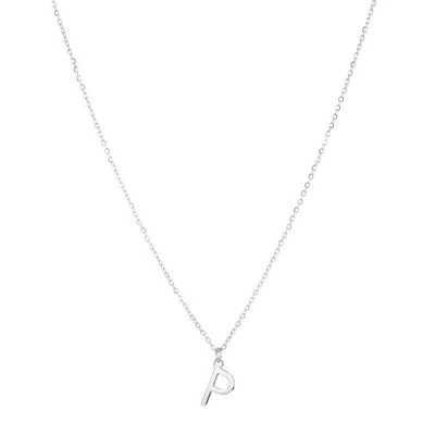 Collar Acero 38+4cm Inicial...