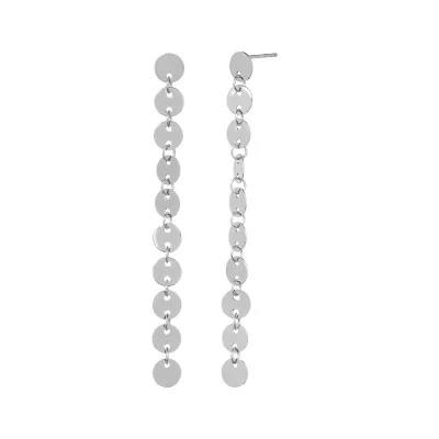 Pendientes Acero 10 Chapas...