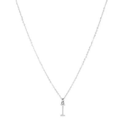 Collar Acero 38+4cm Inicial...