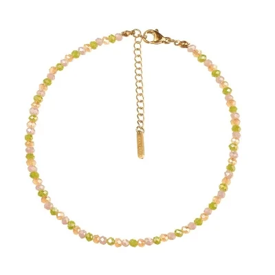 TOBILLERA PIEDRAS VERDE...