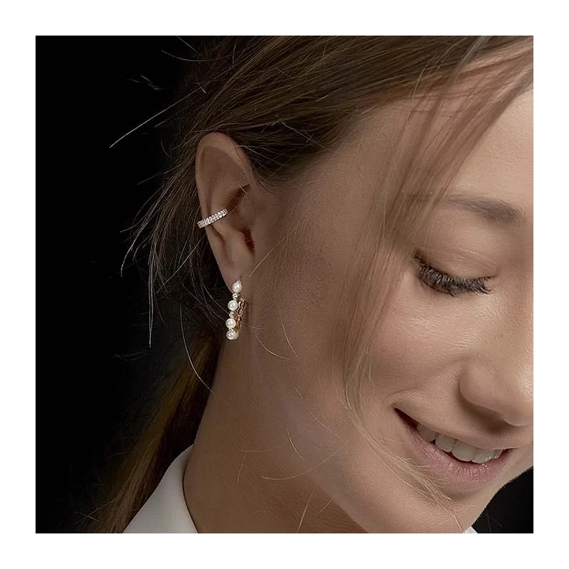 Earcuff Ovalado 11mm CZ