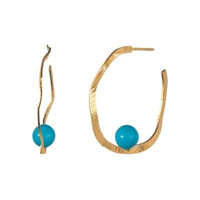 Pendiente Perla Azul