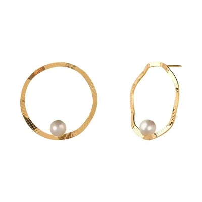 Pendiente Perla Blanca