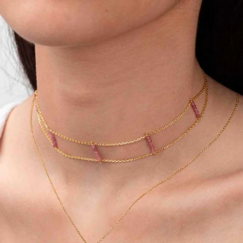 Collar Choker Acero 33+5mm Mineral...