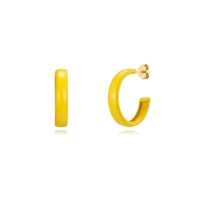 Pendientes Plata Aro Resina...