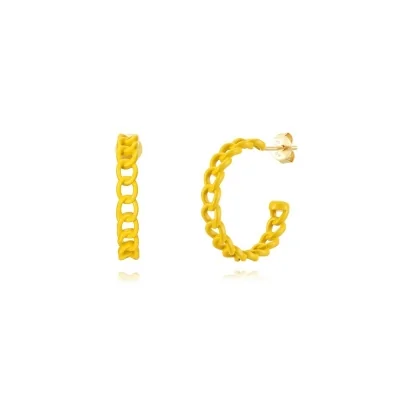 Pendientes Plata Aro Resina...