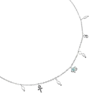 Collar Plata 38+5cm...