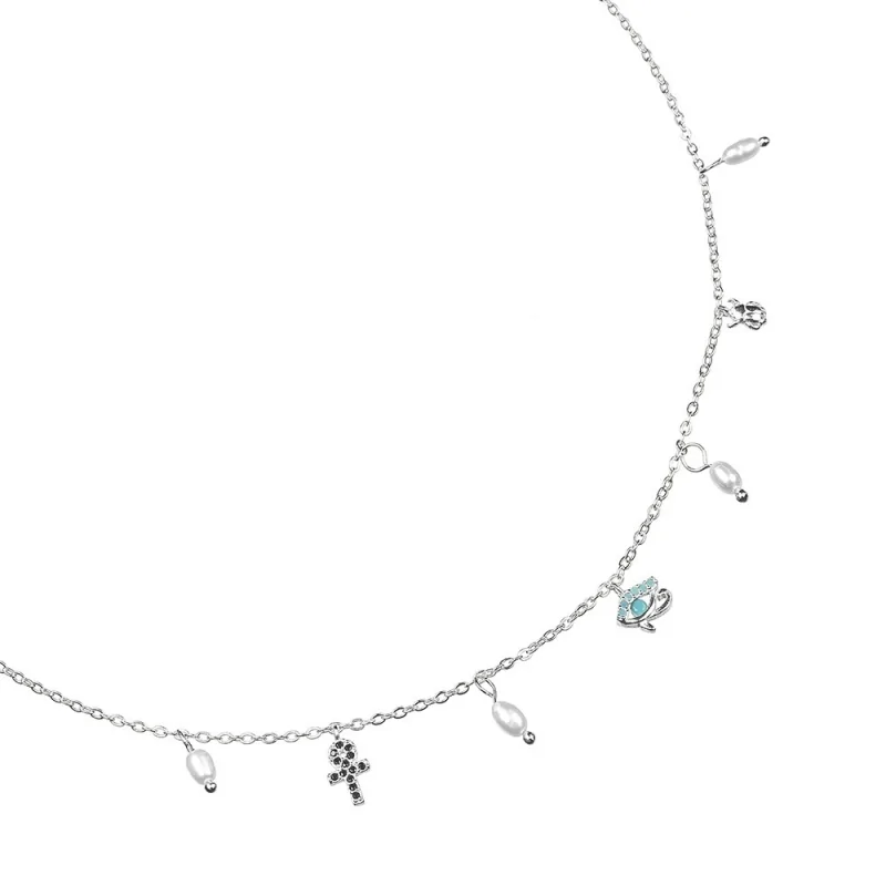 Collar Plata 38+5cm Ciconitas...