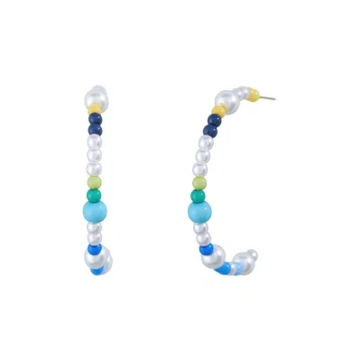 Pendiente Aro perlas...