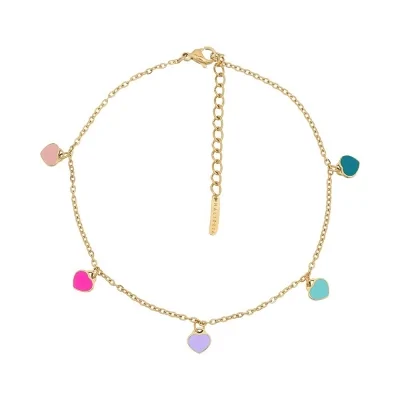 TOBILLERA CORAZONES...