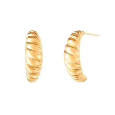 PENDIENTE CRUASÁN 17 6 MM