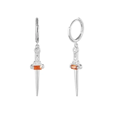 Pendientes Plata  Daga...