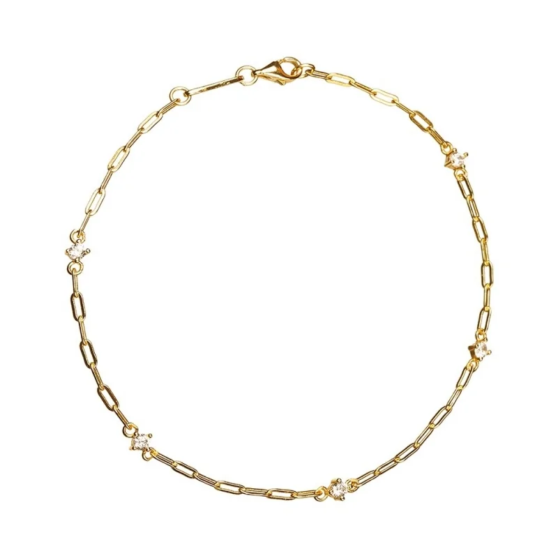 Pulsera Plata Cadena Eslabon 5x2mm...