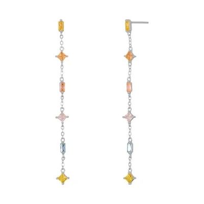 Pendientes Plata Cadena 7cm...