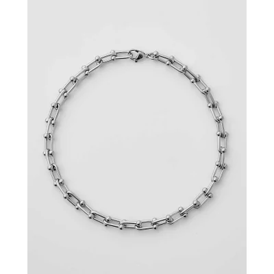 Collar Acero Eslabones 36Cm