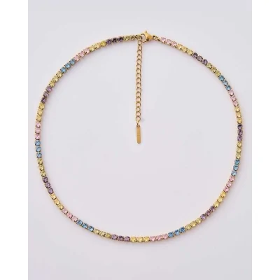 Collar Acero Tenis...