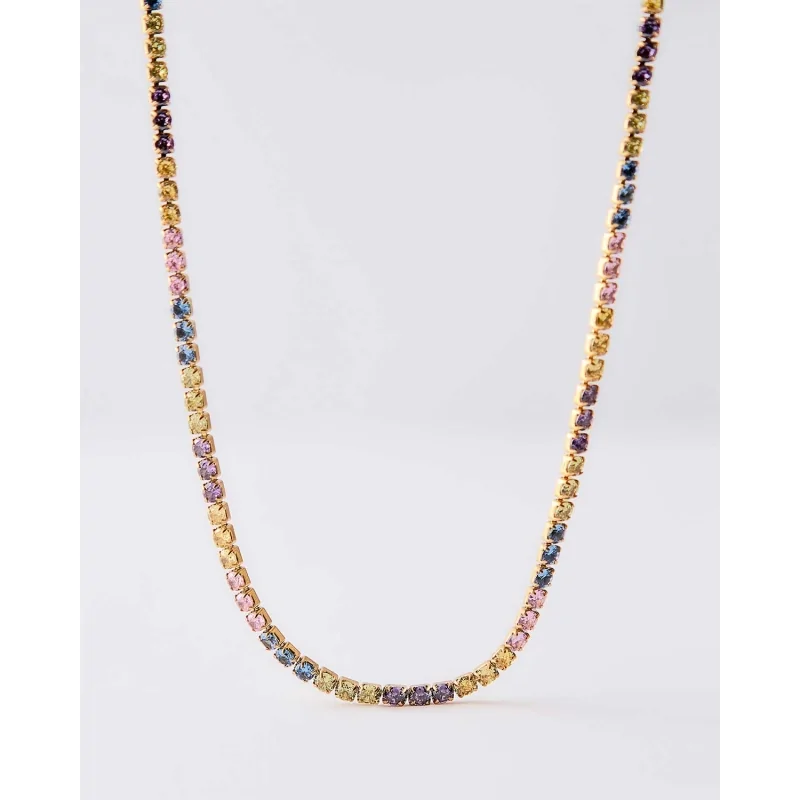 Collar Acero Tenis Circonitas 3Mm...