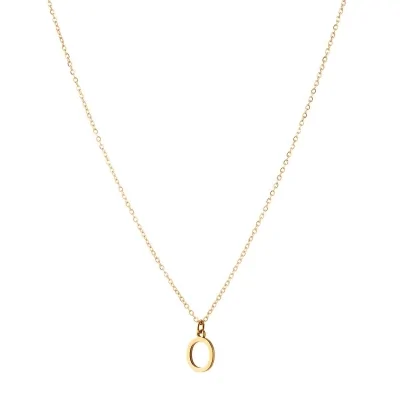 Collar Acero 38+4cm Inicial...