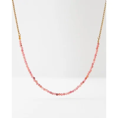 Collar Acero 38+5Cm  Piedra...